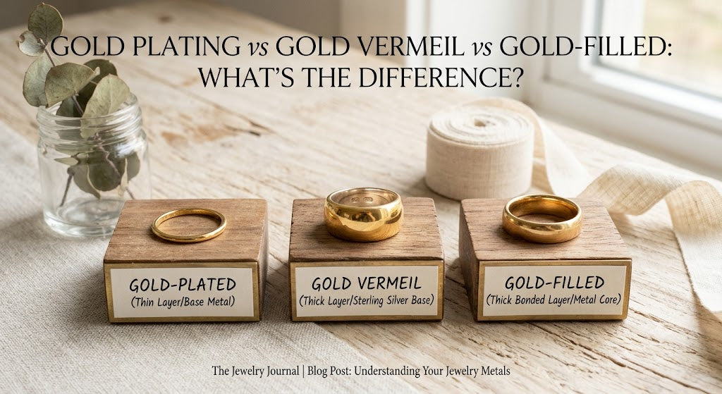 Gold Plating vs Gold Vermeil vs Gold-Filled: What's the Difference?